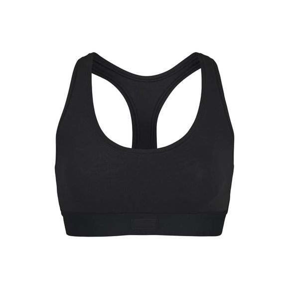 Skims Black Cotton Jersey Racerback Bra!! - Picture 2 of 8